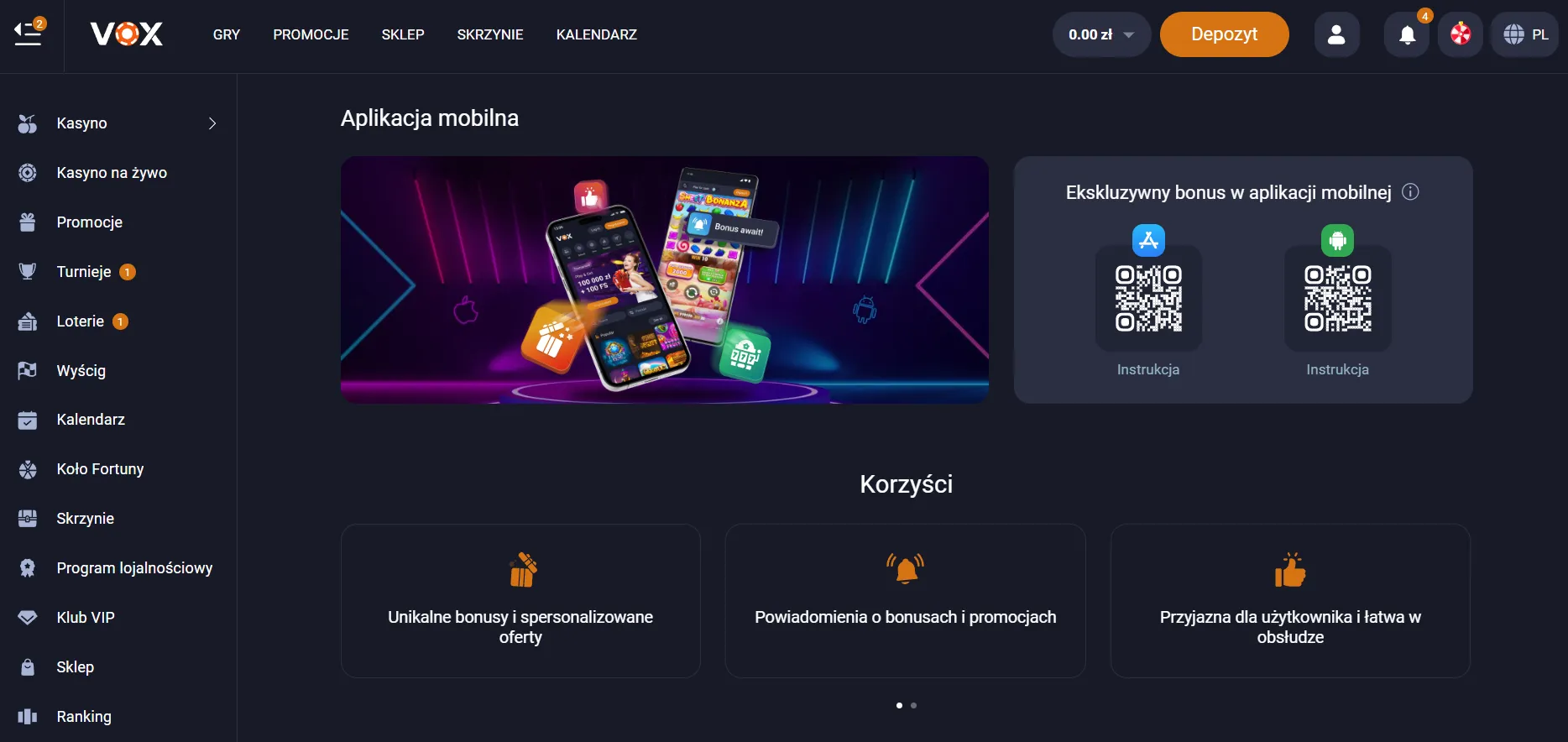 Jak pobrać Vox Casino oficjalnie i zainstalować na Android